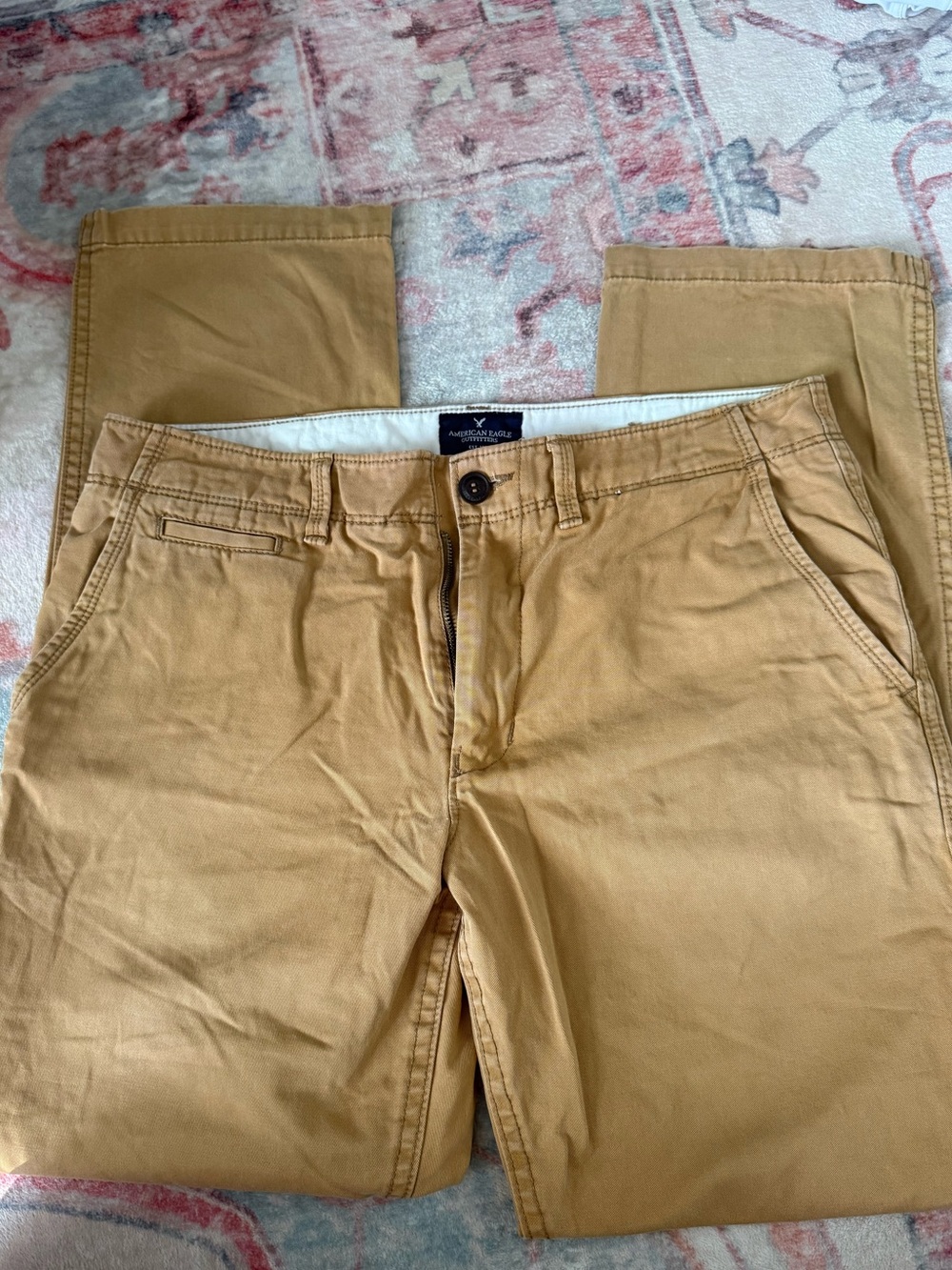 American Eagle Outfitters Tan Men's Slack Pants